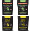 imageDAILY REMEDY 4Pack Foot Soak Set  2 Extra Strength Tea Tree Oil ampamp 2 Citrus Detox  Made In USA  Soothes Tired Feet Athletes Foot Stubborn Foot Odor Softens Calluses ampamp Refreshes ampamp DetoxifiesCitrus  Tea Tree Oil w Apple Cider Vinegar